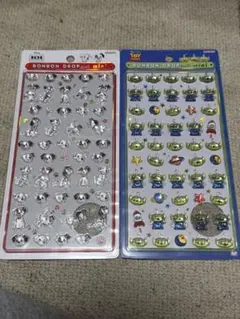 ボンボンドロップシールmini ディズニーリトルグリーンメン 101匹わんちゃん