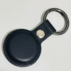 AirTag ケース ブラック 保護カバー シリコン製 エアータグ 紛失防止