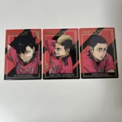 ハイキュー 箔押しクリアカード 音駒