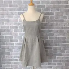 ems ミニワンピース Ｆ キャミワンピ フレンチガーリー 千鳥柄