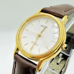 상태좋음 SEIKO 여성 Exceline 벨트 전지 신품 희소 동일본 철도