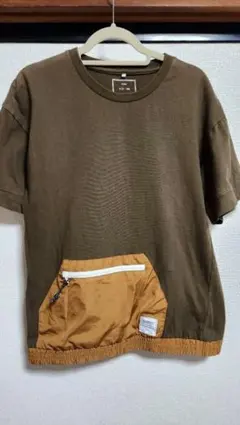 ikka イッカ Tシャツ カーキ 160サイズのサムネイル