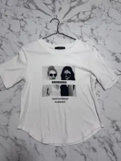 GORGE レディース 半袖Tシャツ ホワイト フォトプリントのサムネイル