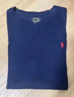 Polo Ralph Lauren ネイビー Vネック Tシャツ L