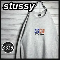 【入手困難!!】ステューシー ✈︎刺繍ロゴ トレーナー ゆるだぼ