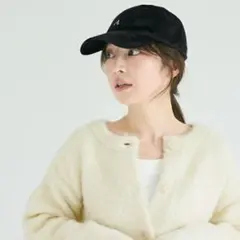 coca ベロアキャップ　ブラックのサムネイル