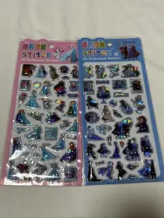 アナと雪の女王 3Dエンボスステッカー 2シート