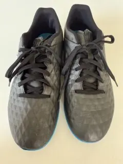 Nike Tiempo サッカーフットサルシューズ ブラックブルー　25センチ