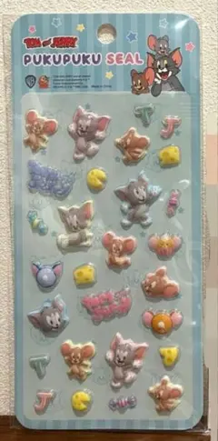 トムとジェリー ぷくぷくシール　ボンボンドロップ　うるちゅる