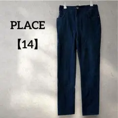 即日発送✨PLACE 【14】スキニーパンツ ブラック　コットン　ウエストゴム