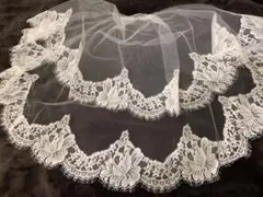 ウェディングベール ベリーショートオフホワイト