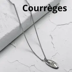 クレージュ Courrègesネックレス ロゴプレート ボールチェーン　シルバーのサムネイル