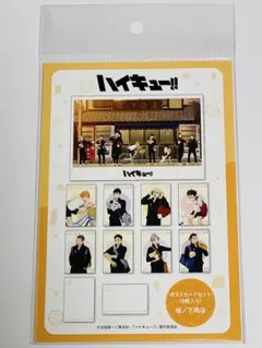 ハイキュー‼︎ ポストカード9枚セット　烏野高校　坂ノ下商店　日向翔陽　影山飛雄