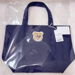 【新品未開封】フェイラー オールドテディ ワッペントートバッグ ネイビー 小