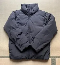 ナノユニバース　メンズ　パフジャケット ブルゾン　中綿　黒　M