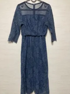 Apart by lowrys ネイビー レース ワンピース M
