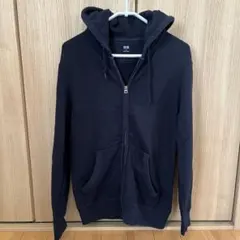 UNIQLO ネイビー　M ジップアップパーカー