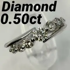 chica様専用177.ダイヤモンド プラチナ リング