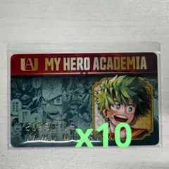 ヒロアカ　バースデイコレクションカード　緑谷出久10枚セット