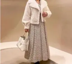 snidel ボアビックカラージャケット