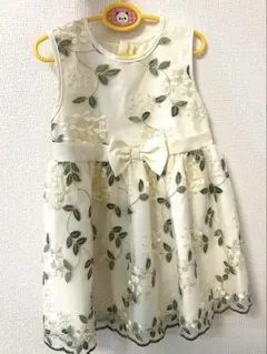 良品　ベビー　キッズ　ドレス　レディース　刺繍　結婚式