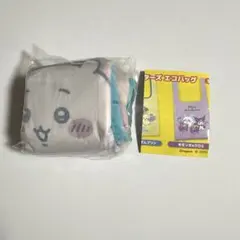 ちいかわ サンリオ エコバッグ ちいかわ×シナモロール ガチャガチャ
