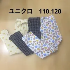 ユニクロ レギンス 110 120 女の子 保育園 遊び着 3枚セット