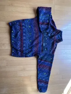 Patagonia 幾何学模様 フリースジャケット