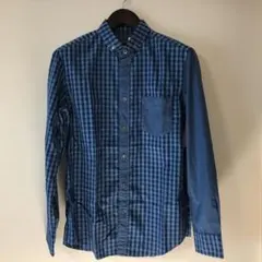 定価税込17,600円 タグ付き未使用 BLUEBLUE ブルーブルーBDシャツ