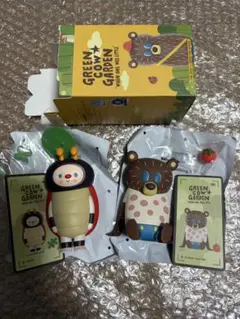 pop mart green cow garden おがわこうへい