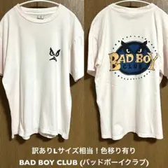 訳あり！Lサイズ相当！BAD BOY CLUB(バッドボーイクラブ)古着半袖Tのサムネイル