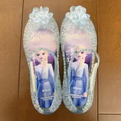 サンダル　エルサ　17.0cm クリアブルー　ディズニープリンセス