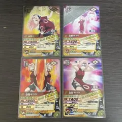 NARUTO ナルティメットカードバトル 春野サクラ 4枚セット