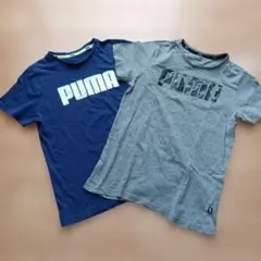 PUMA Tシャツ 2枚セット ブルー・グレー 150センチ