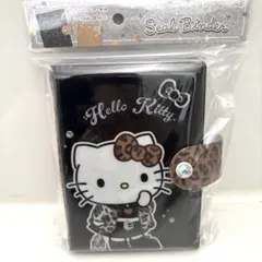 新品　シール帳　シールバインダー　サンリオ　キティ　ヒョウ柄