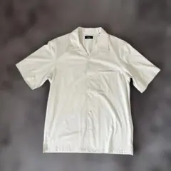 SAVOY CLOTHING ハンドステッチ オープンカラーシャツ WHITE - メルカリ