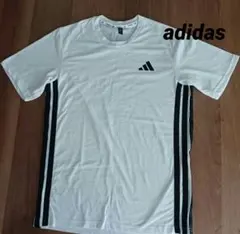 adidas アディダストレーニング Tシャツ ホワイト ブラック