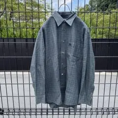 希少 90s C-TK83 三陽商会 Bueberrys チェックシャツ 刺繍