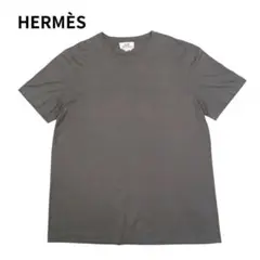 HERMESエルメス サマーニット XL ボーダー コットン リネン イタリア製
