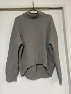 【titivate】ハイネックセーター　グレージュ　M