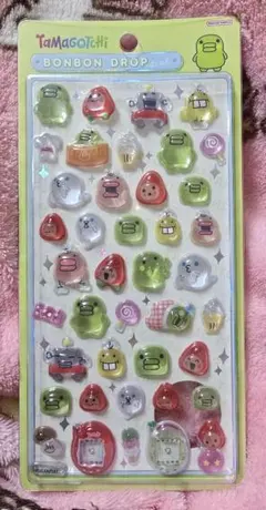 たまごっち　ボンボンドロップシール　くちばっち