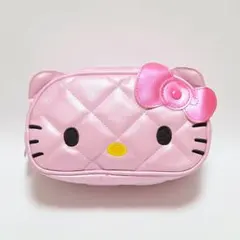 【Sanrio/サンリオ】ハローキティ フェイスキルティングポーチ