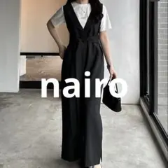 新品】nairo ナイロ ウエストベルトオールインワン 黒 S - メルカリ