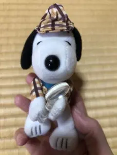 スヌーピー ぬいぐるみ 探偵風