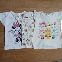 ミニーマウス・アンパンマン Tシャツセット