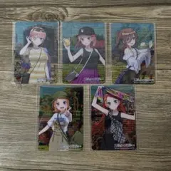 五等分の花嫁　5点カードまとめ売り