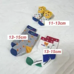 ミキハウス ベビー靴下 クマデザイン