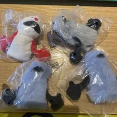 パペットスンスン フィンガーパペットぬいぐるみ　全4種 コンプリートセット　⑤