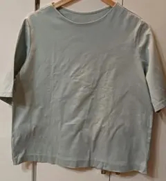 日本製　接触冷感Tシャツ　LLサイズ アイスミント色　ベルーナのサムネイル