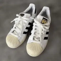 adidas SUPERSTAR ホワイト ブラック 金ベロ 24.0cmのサムネイル